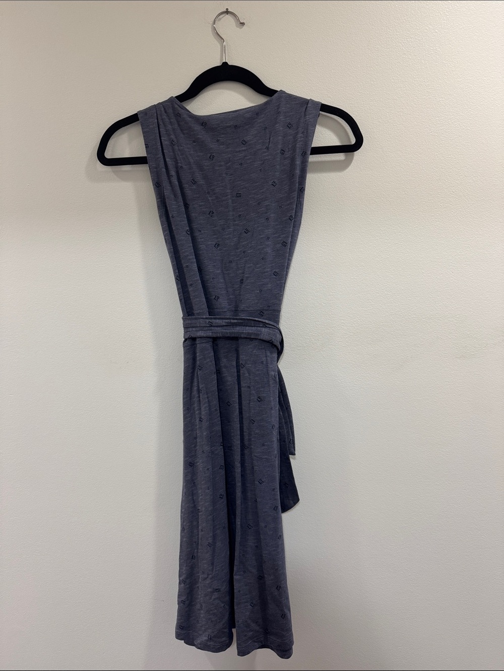 Toad&Co Wrap-Style Midi Dress in Slate Blue - Picture 2 of 4